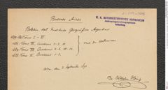 k.k. naturhistorisches Hofmuseum, Intendanzakten 1885-1896 (Hauer), Aktenzahl Z.597.a/1890, Seite 1